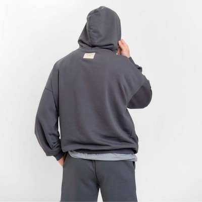 Худи мужское MIST Men's casual р. 56, цвет графитовый