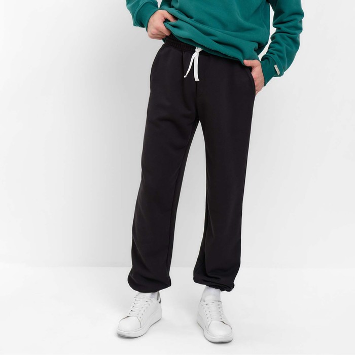 Брюки спортивные мужские MIST Men's casual р. 54, цвет чёрный - Фото 1