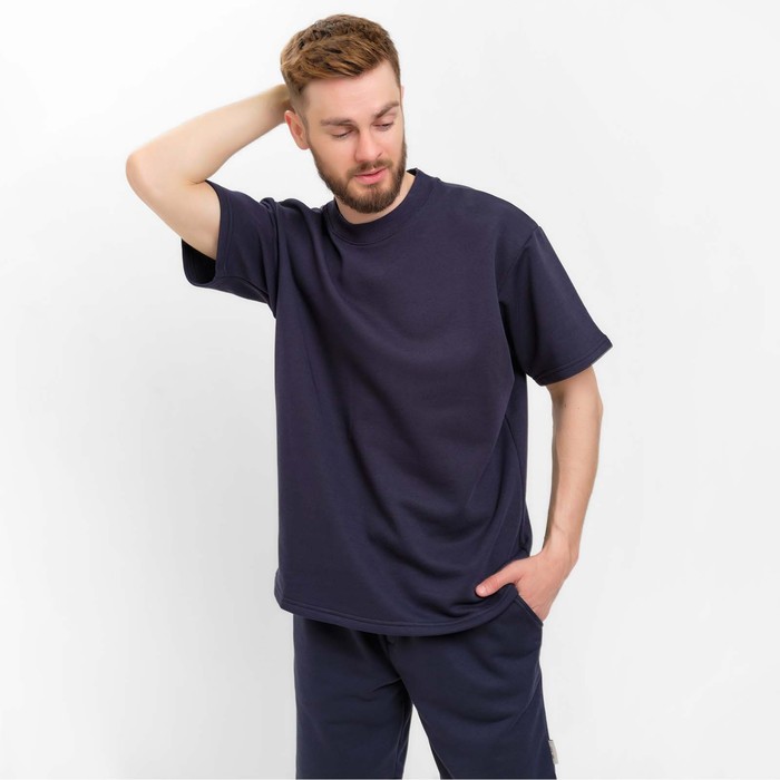 Футболка мужская MIST Men's casual размер 52, синий - Фото 1