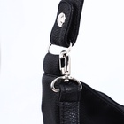 Сумка - мешок женская на молнии, 24×9×24 см, чёрная - Фото 7