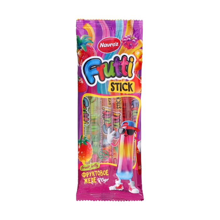 Желе в стиках FRUTTI stick, 11 г - Фото 1