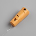 Гирлянда «Нить» 2 м роса с пробкой, IP20, серебристая нить, 20 LED, свечение тёплое белое, LR44х3 - Фото 5