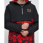 Куртка-анорак спортивная мужская, размер 54, цвет красный - Фото 11