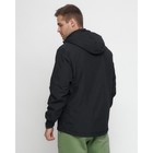 Куртка-анорак спортивная мужская, размер 50, цвет чёрный - Фото 15