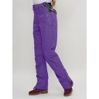 Брюки горнолыжные женские, размер 42, цвет фиолетовый - Фото 14