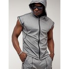 Спортивный костюм мужской, размер 46-48, цвет светло-серый - Фото 13