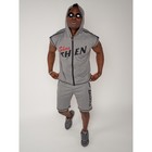 Спортивный костюм мужской, размер 46-48, цвет светло-серый - Фото 12