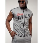 Спортивный костюм мужской, размер 46-48, цвет светло-серый - Фото 15