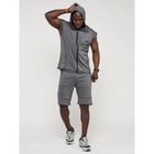 Спортивный костюм мужской, размер 50-52, цвет серый - Фото 5