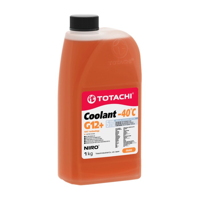 Антифриз Totachi NIRO COOLANT -40 C, G12+, оранжевая, 1 кг - Фото 1
