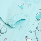 Кофточка детская, цвет мятный, рост 62 см - фото 53947305