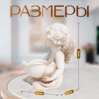 Фигурка полистоун подсвечник «Ангелочек с цветком», 10×8.2×9.2 см, МИКС - Фото 2