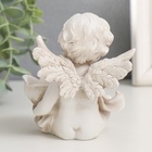 Фигурка полистоун подсвечник «Ангелочек с цветком», 10×8.2×9.2 см, МИКС - Фото 6