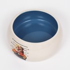 Миска керамическая со скошенным краем "Tasty" 200мл, 10,5 х 5,6 см, голубая - Фото 3