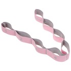 Эспандер-лента ONLYTOP, эластичная, с захватами, 90×4 см, цвет розовый - Фото 12