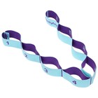 Эспандер-лента ONLYTOP, эластичная, с захватами, 90×4 см, цвет голубой - Фото 12