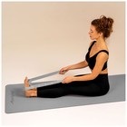 Эспандер-лента ONLYTOP, эластичная, с захватами, 90×4 см, цвет серый - Фото 10