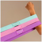 Набор из 3 петель для фитнеса ONLYTOP: нагрузка 18, 27, 36 кг, 204×4 см - Фото 9