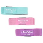 Набор из 3 петель для фитнеса ONLYTOP: нагрузка 18, 27, 36 кг, 204×4 см - Фото 11