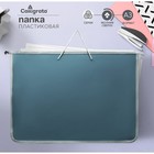 Папка для чертежей и рисунков А3, 470 х 335 х 55 мм, с ручками, пластиковая, молния сверху, "Офис" - Фото 1