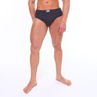 Трусы мужские слипы, цвет серый/лабиринт, размер 54 - Фото 2