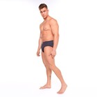 Трусы мужские слипы, цвет серый/лабиринт, размер 54 - Фото 3