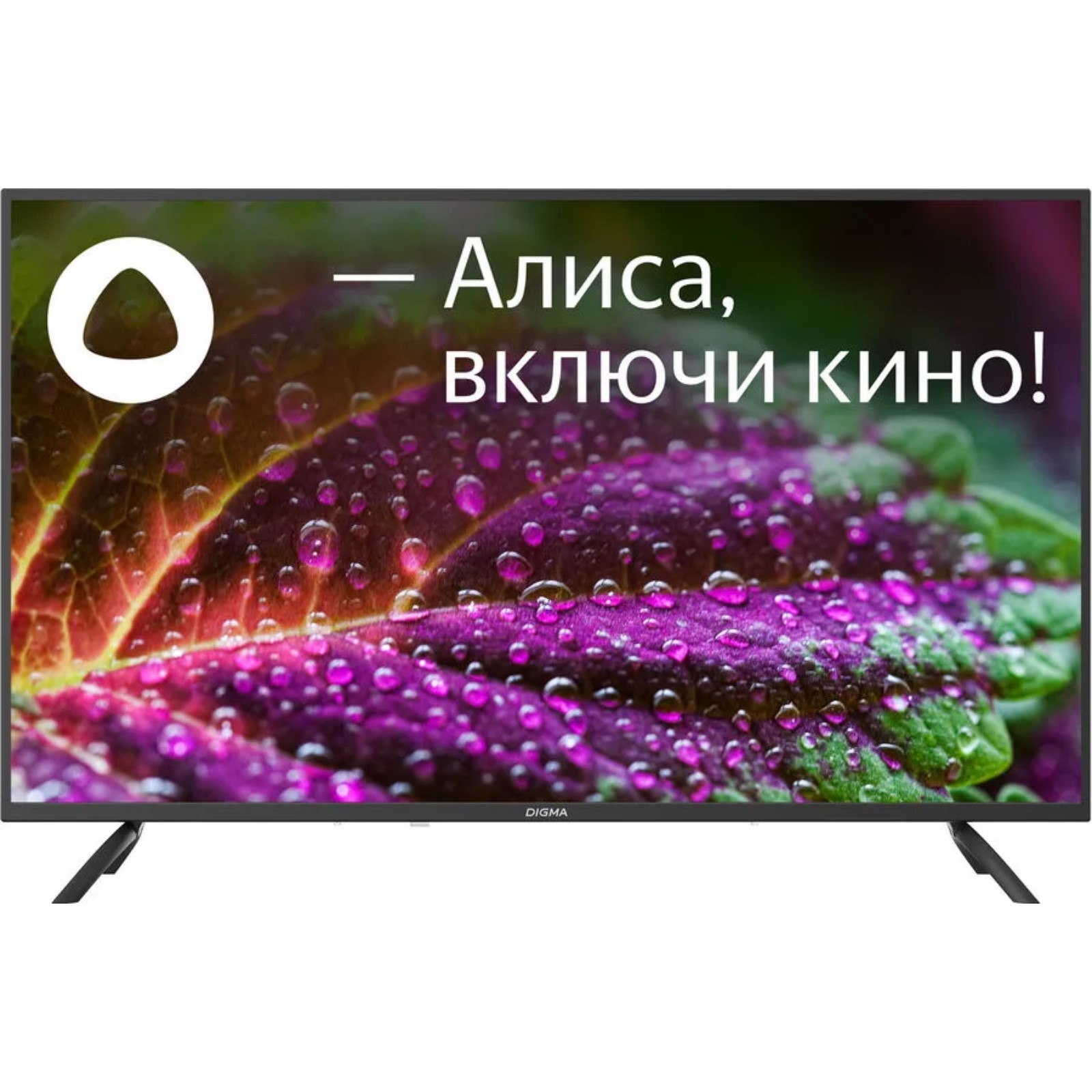 Телевизор Digma DM-LED43SBB31, 43", 1920x1080, DVB-T/T2/C/S/S2, HDMI 3 ...