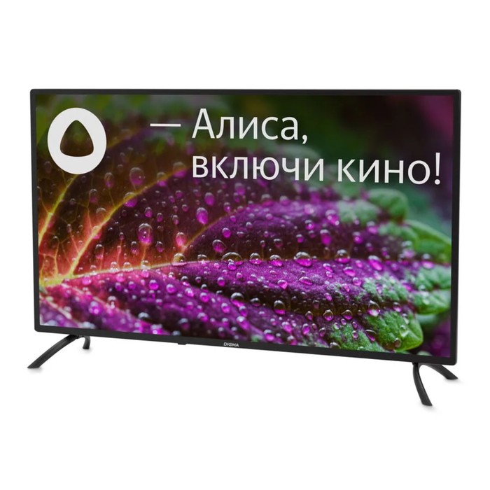 Телевизор Digma DM-LED40SBB31, 40", 1920x1080, DVB-T/T2/C/S/S2, HDMI 3, USB 2, Smart TV - фото 51328302