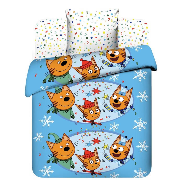 Постельное бельё детское, размер 150х214 см, 145х215 см, 70х70 см