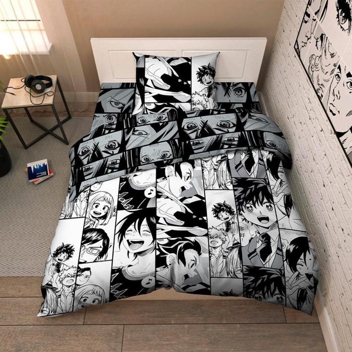 Постельное бельё детское, размер 150х214 см, 145х215 см, 70х70 см