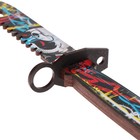 Сувенир деревянный нож штык «Панда», 29 х 7 см. - фото 4083560