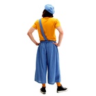 Костюм карнавальный «Клоун с бабочкой», голубая клетка, р. 48-56 - фото 119574074