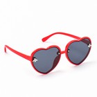 Очки солнцезащитные детские «OneSun. Сердечки», uv 400, красный - Фото 3