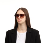 Очки солнцезащитные женские «OneSun. Wayfarer», uv 400, линза 5×6 см, коричневый - Фото 6