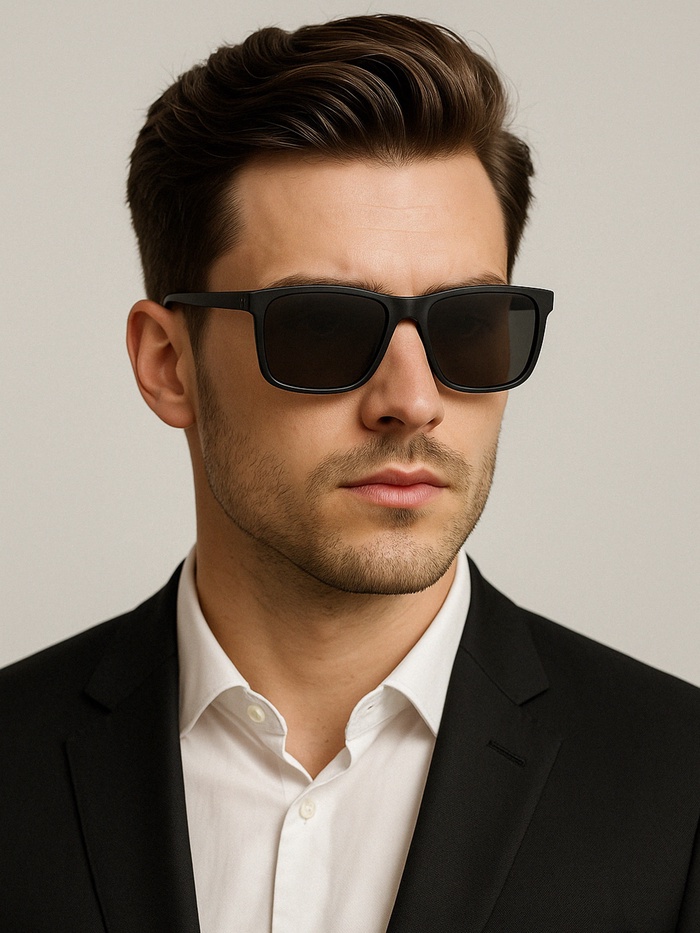 Очки солнцезащитные OneSun, uv 400, дужка 14 см, ширина 14.5 см, 4.5×6 см, флекс-дужки - Фото 1