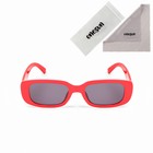 Очки солнцезащитные женские «OneSun. Прямоугольные», uv 400, линза 4×6.5 см, красные - Фото 2