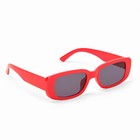 Очки солнцезащитные женские «OneSun. Прямоугольные», uv 400, линза 4×6.5 см, красные - Фото 3
