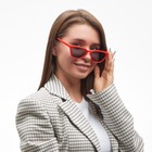 Очки солнцезащитные женские «OneSun. Кошачий глаз», uv 400, линза 4×6.5 см, красный - Фото 4