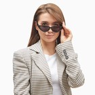 Очки солнцезащитные женские «OneSun. Кошачий глаз», uv 400, линза 4.2×6.5 см, чёрный - Фото 4