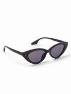 Очки солнцезащитные женские «OneSun. Кошачий глаз», uv 400, линза 4.2×6.5 см, черные - фото 23554295