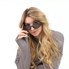 Очки солнцезащитные «OneSun. Прямоугольные», uv 400, линза 4.5×6.5 см, прозрачный, серый - Фото 4