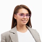 Очки солнцезащитные женские «OneSun. Кошачий глаз», uv 400, линза 4.2×6.5 см, прозрачный, розовый - Фото 4