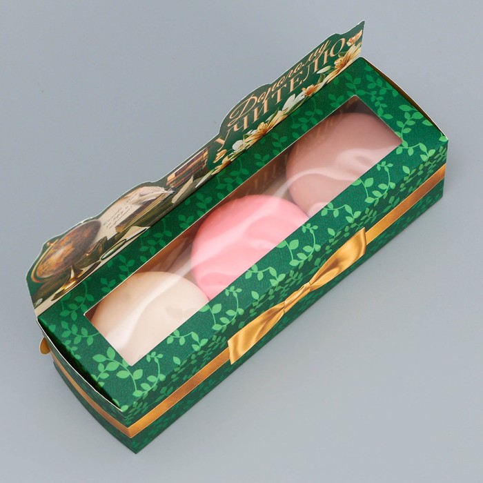 Коробка для макарун кондитерская, упаковка «Дорогому учителю», 18 х 5.5 х 5.5 см - фото 1887144418