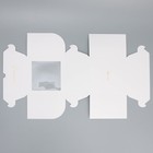 Коробка для капкейков кондитерская складная двухсторонняя «Цветы», 16 х 16 х 10 см - Фото 6