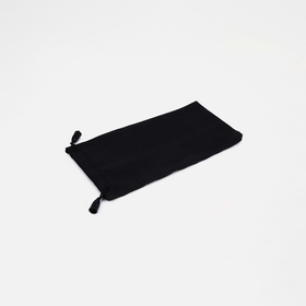 Футляр для очков Текстиль, 9*0,5*7,5 см, плотность 190 г/м2, на затяжках, черный Ош