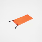 Футляр для очков на затяжке, длина 17.5 см, цвет оранжевый - фото 10582067