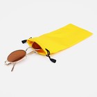 Чехол для очков на затяжке, цвет жёлтый - фото 22302979