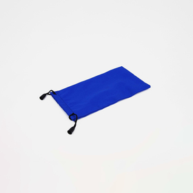 Футляр для очков Текстиль, 9*0,5*7,5 см, плотность 190 г/м2, на затяжках, синий Ош