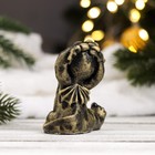 Фигурное мыло "Дракончик гимнаст" черное с золотым, 55гр 9748935