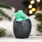 Фигурное мыло "Дракончик малыш в яйце" зеленое, 80гр - фото 4278964